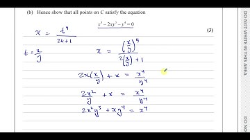 WMA14/01, IAL, (Edexcel), P4, January 2022, (unused), Q2, Parametric Equations