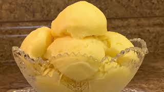 How to make Pineapple sorbet - homemade pineapple coconut sorbet - Dairy free summer deserts -