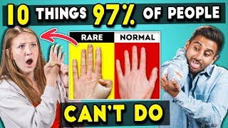 Adults Try 10 Things 97% Of People Can't Do | The 10s