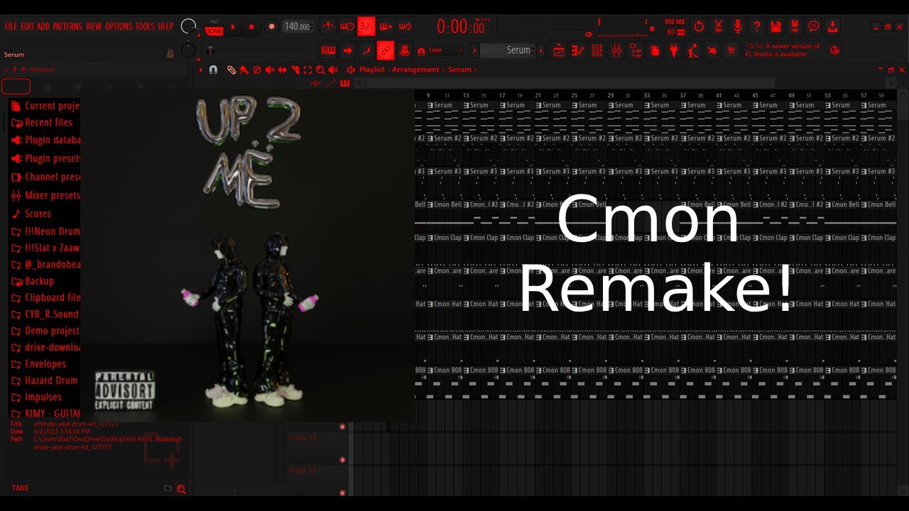 How Cmon by Yeat was made in FL Studio 21 | 100% Accurate - YouTube