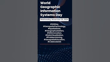 World Geographic Information Systems Day