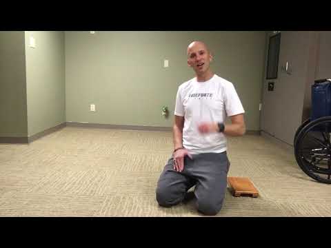 Feet Elevated Reaching Pelvic Tilt