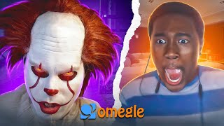 Pennywise scares a tough guy on Omegle