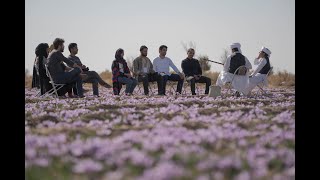 Khorasan traditional music in saffron farm | موسیقی اصیل خراسان در مزرعه زعفران