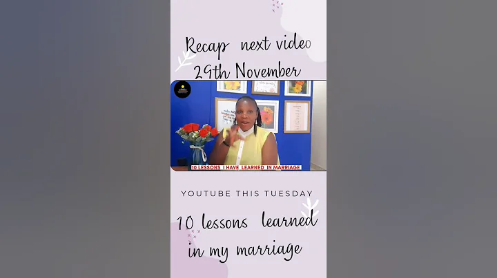 10 lessons  learned  in my marriage  @Inspiration ...