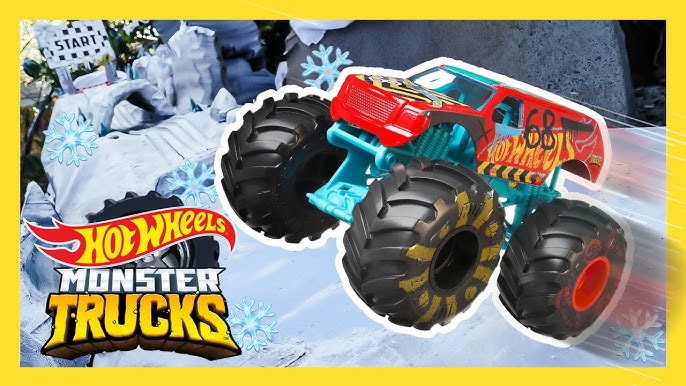 Hot Wheels Monster Trucks Arena Smashers Demo Derby Car Jump Challenge 1 ct