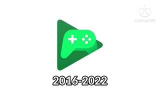 Google play games historical logos