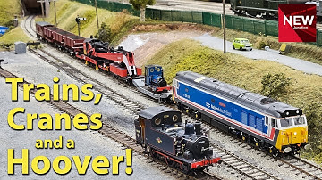 New Junction Model Railway EP49 - Trains, Cranes and a Hoover!