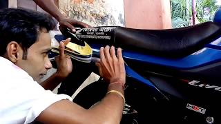 Sticker Application And Modification Of Honda Livo Honda Livo Sticker