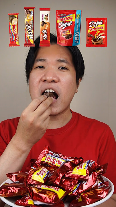 MAKAN SERBA BENG-BENG #asmr #mukbang #chocolate