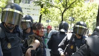 Spain miners protest turns violent