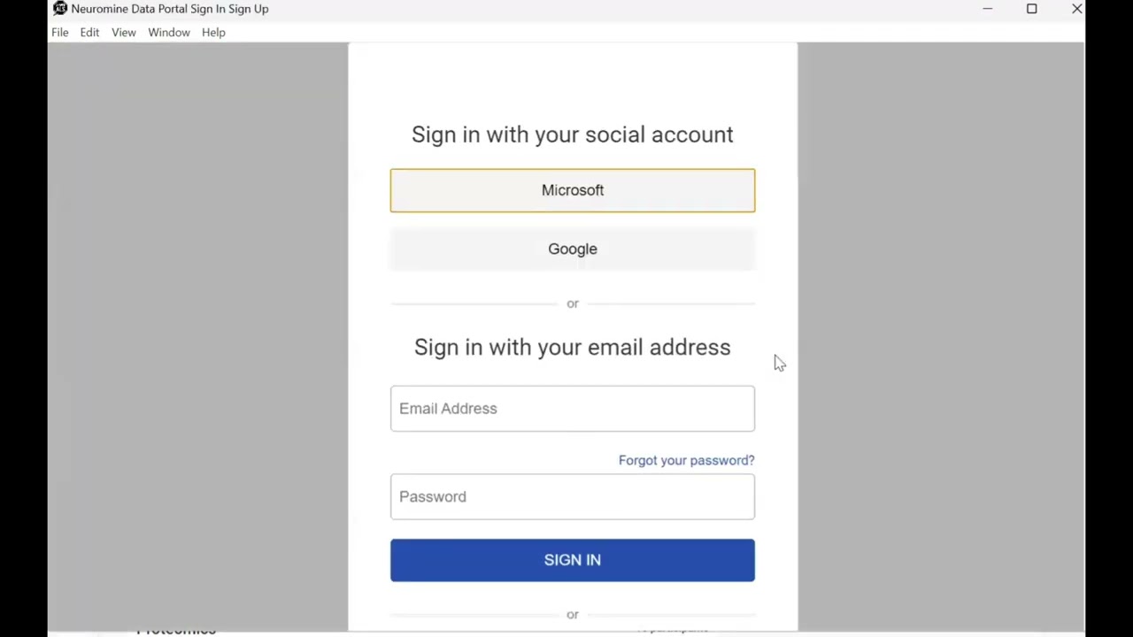 Data Download using the Download Tool Application (GUI Version)