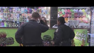 Illegal smoke shop reopens a day after being shut down