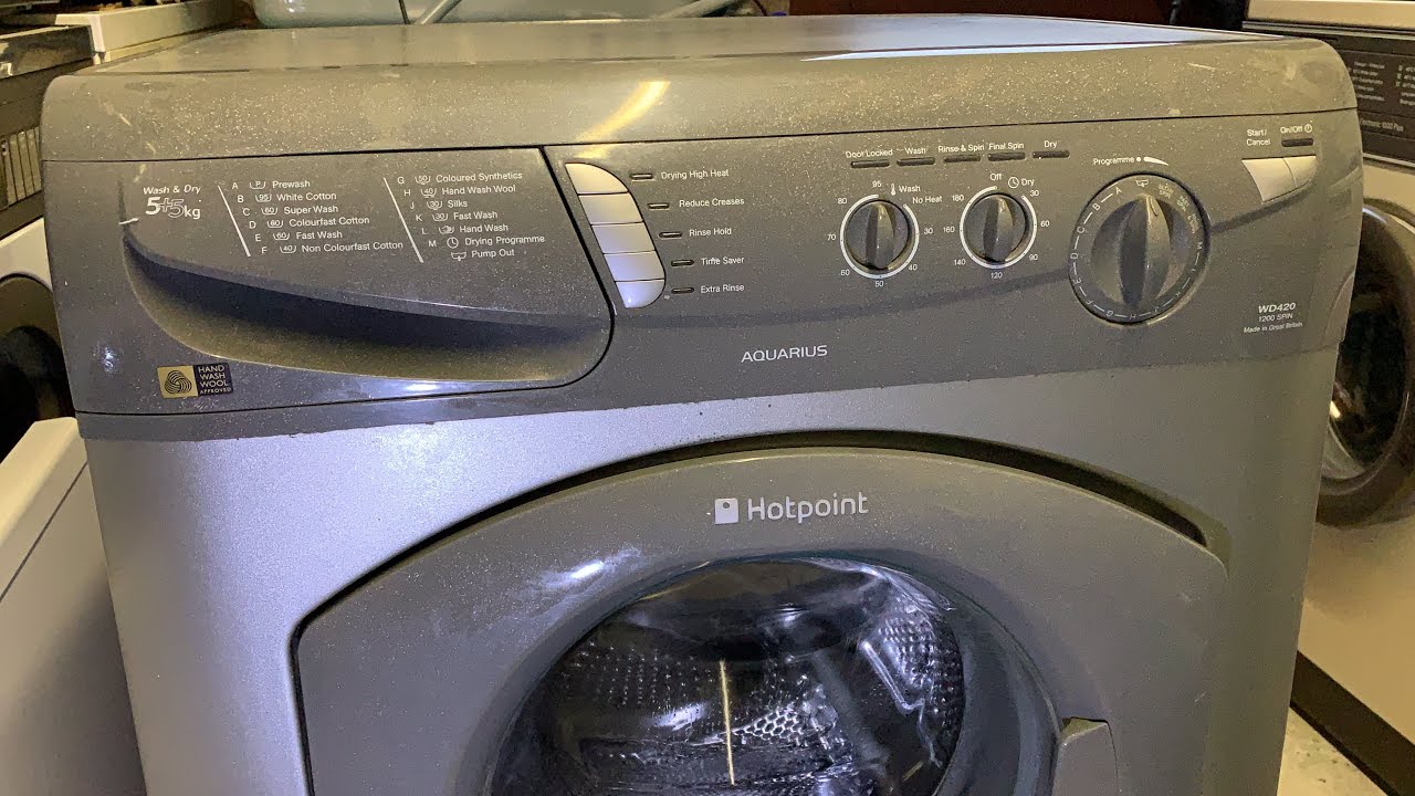 Let’s look at a Hotpoint Aquarius WD420G YouTube