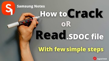 How to read samsung notes on PC or Mobile| Samsung SDOC | Jugaad desk