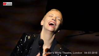 Annie Lennox live - There Must Be An Angel (4K), Sadler's Wells Theatre, London 04-03-2018 chords