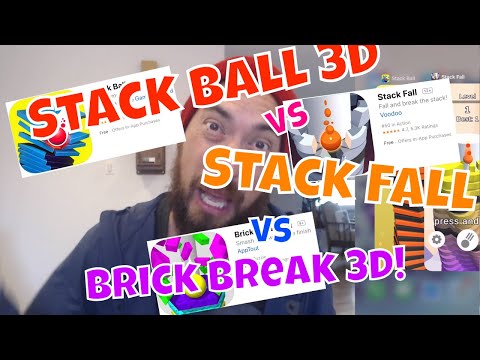 Stack Ball 3Dvs Stack Fall vs Brick Break 3D