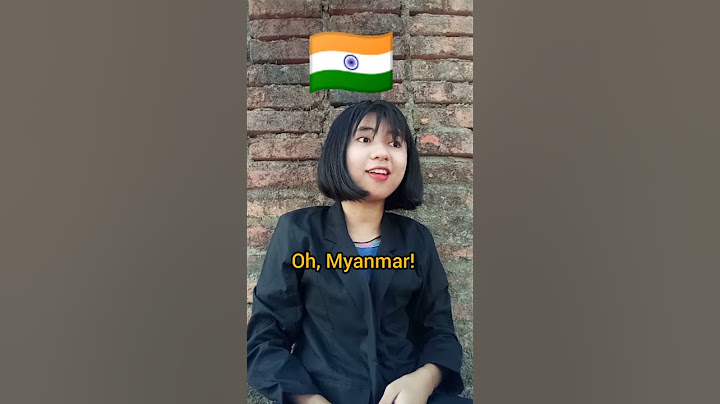 She can speak Burmese?‼️😮😮