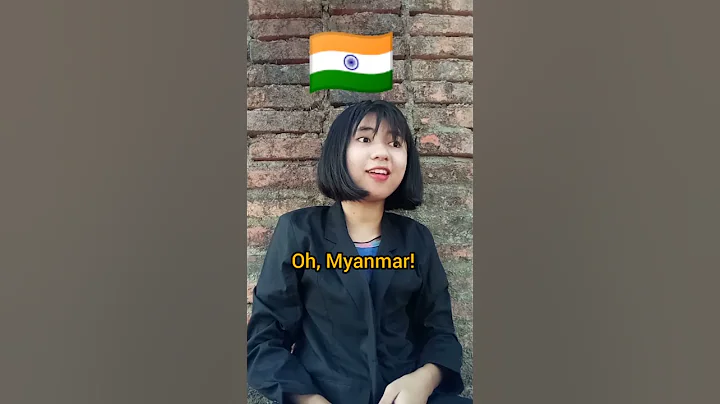 Indian girl speaks Burmese?‼️😮😮😮😮 - DayDayNews