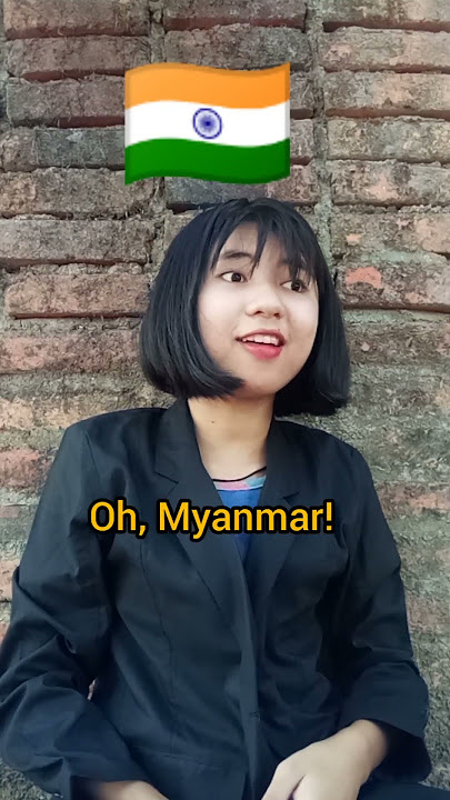 She speaks Burmese.‼️😮😮😮😮