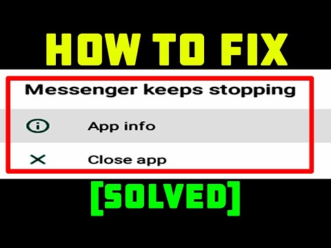 How to Fix Messenger Keeps Stopping on Android 2021