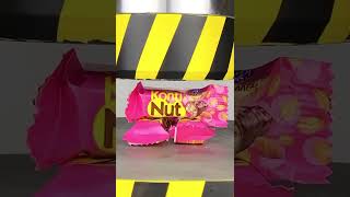 Crushing candy hydraulic press vs random stuff fun asmr best shorts satisfying video #press