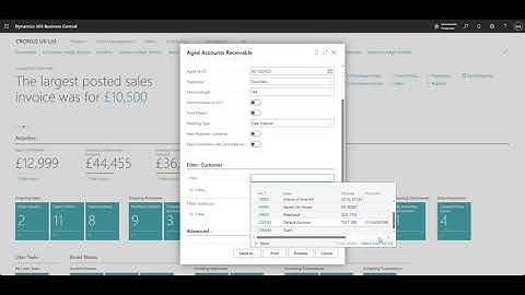 Generating Built-in Reports in Business Central