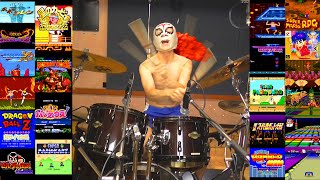 【ドラム】懐かしのスーパーファミコンメドレー 激しく叩いてみた！SNES Music Medley - Drum Cover dainashi / ドラム / ゲーム音楽