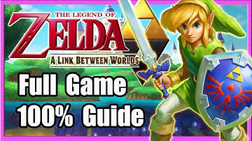 Zelda: A Link Between Worlds - Full Game - 100% Collectibles (No Commentary)