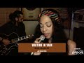 Waiting in vain  bob marley acoustic cover by acantha lang