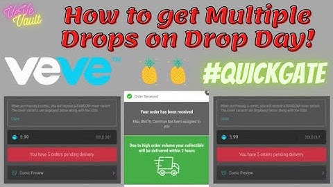 VeVe Drop Hack! Get Up To 5 Marvel Comic NFTs on Drop Day with #Quickgate! NFT Drop Day Tutorial