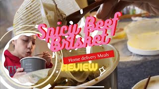 FOOD REVIEW | Home delivery : Pho Spicy Beef Brisket Noodle