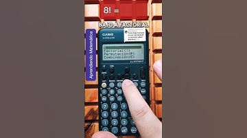 FACTORIAL en la CALCULADORA CIENTÍFICA 😎 Casio fx-570 LA CW