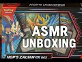 ASMR Pokémon Unboxing 💤 Hop’s Zacian EX Box – Soft Taps &amp; Card Sounds