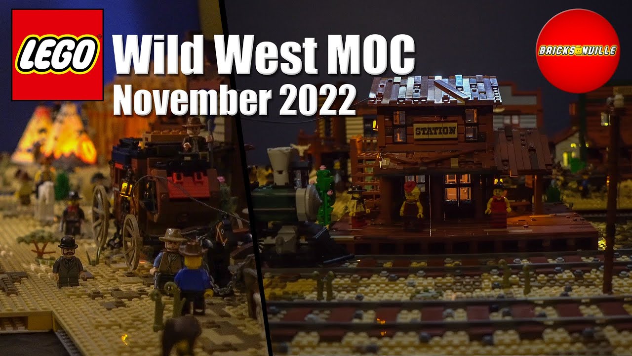 Huge LEGO Wild West Update - What I got so far and with LIGHTS - Western Welt MOC