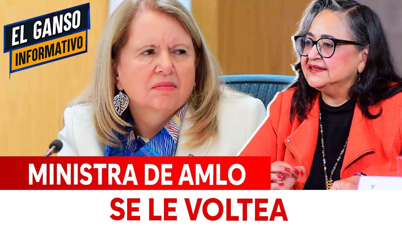 MINISTRA DE AMLO SE LE VOLTEA - YouTube