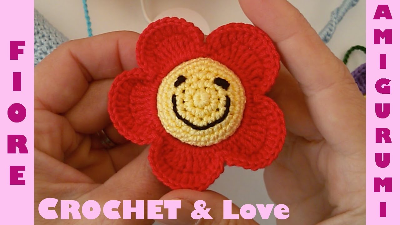 Tutorial Fiore Amigurumi - Giostrina neonato - parte 2
