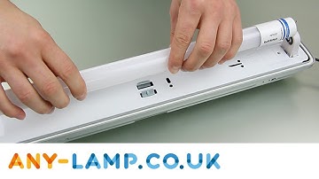 How to replace T8 fluorescent tubes for LED tubes in fixtures with electronic ballast