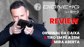 Evandro testa a Rossi Dione 4G - 100% ORIGINAL com mira aberta à 25m