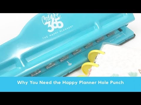 The Happy Planner Classic Punch  Happy planner, The happy planner, Happy  planner punch