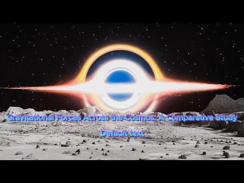 Gravitational Forces Across the Cosmos: A Comparative Study