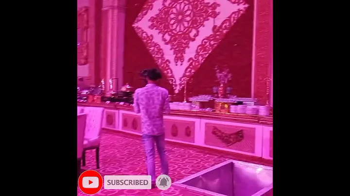 Dining area in royal wedding hall#short #foryou #indianwedding#bestweddingplanner#weddingphotography