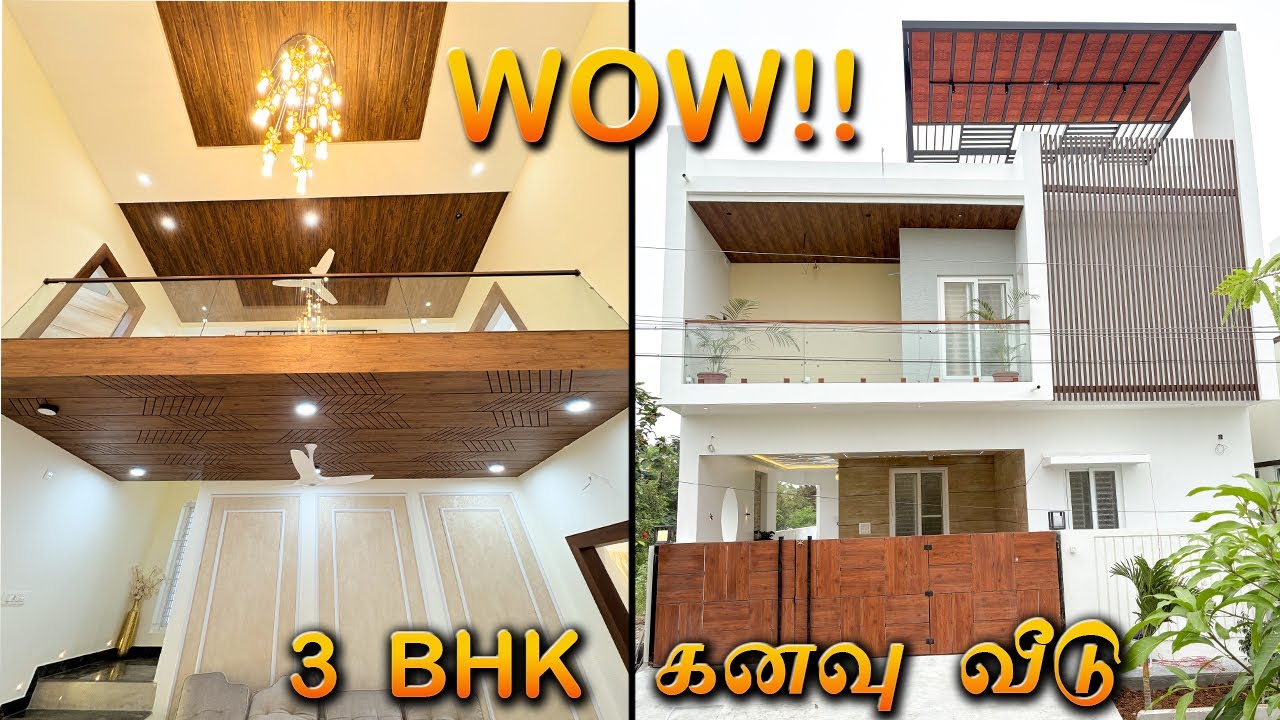 Keeranatham | Coimbatore | 3 BHK villa for sale🔥| Wow Interior 😍#highceiling #hometour #homeforsale