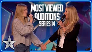The MOST VIEWED Auditions from Series 14 | Britain's Got Talent