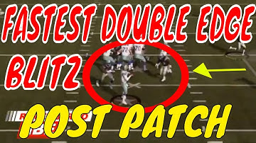 MADDEN 19 FASTEST DOUBLE EDGE BLITZ POST PATCH. MAKE YOUR OPPONENTS RAGE QUIT. NEED GOOD USER SKILLS