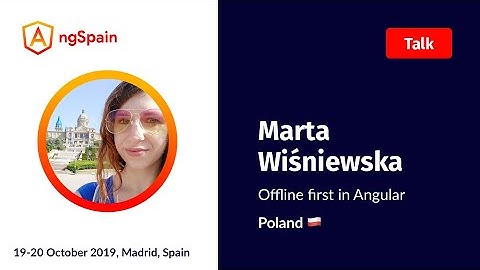 Offline first in Angular | Marta Wiśniewska