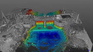 High Resolution 3D Scanning Sonar of Sluice Gate