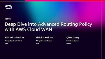 AWS re:Invent 2025 - Deep dive into advanced routing policy with AWS Cloud WAN (NET401)