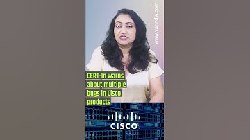 CERT-In warns about multiple bugs in Cisco products #shortsvideo