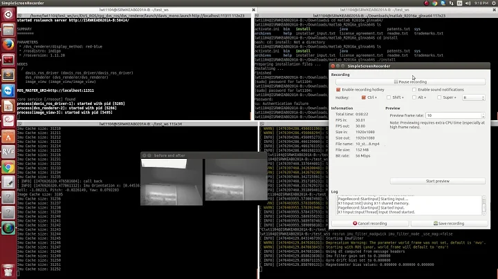 Video Stabilization using IMU and Kalman Filter